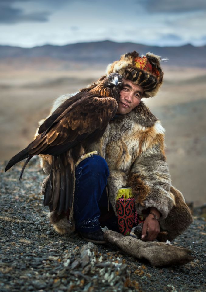 پیوند انسان و عقاب ها در مغولستان